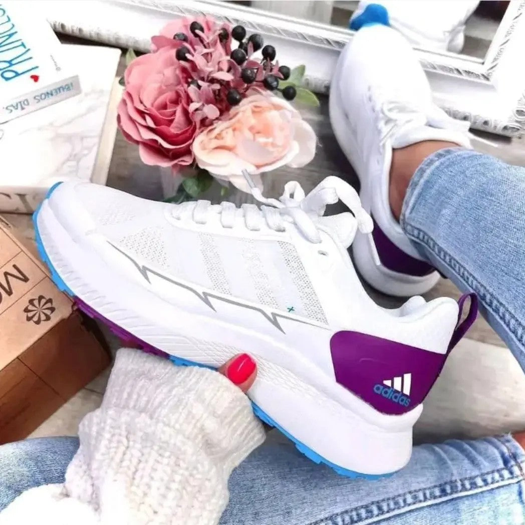 Adidas marathon rosa y blanco