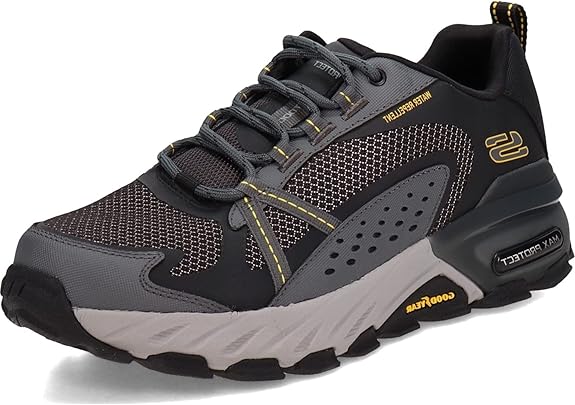 Skechers max amarillo negro
