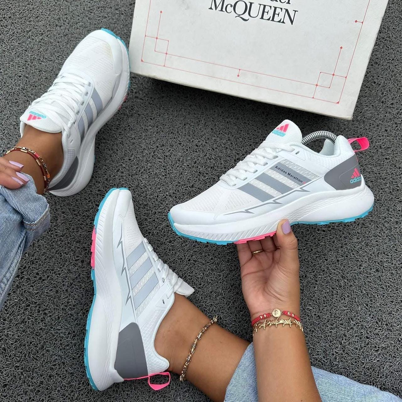 Adidas marathon blanco
