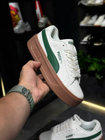 Puma Smash Blanco y Verde