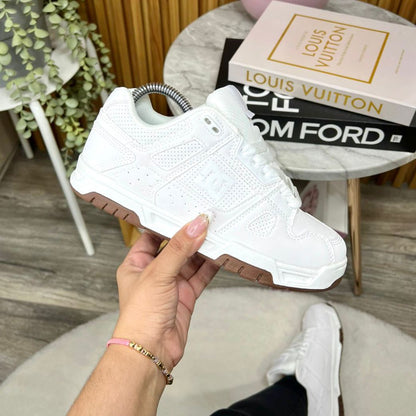 DC Men's Stag Low Top white